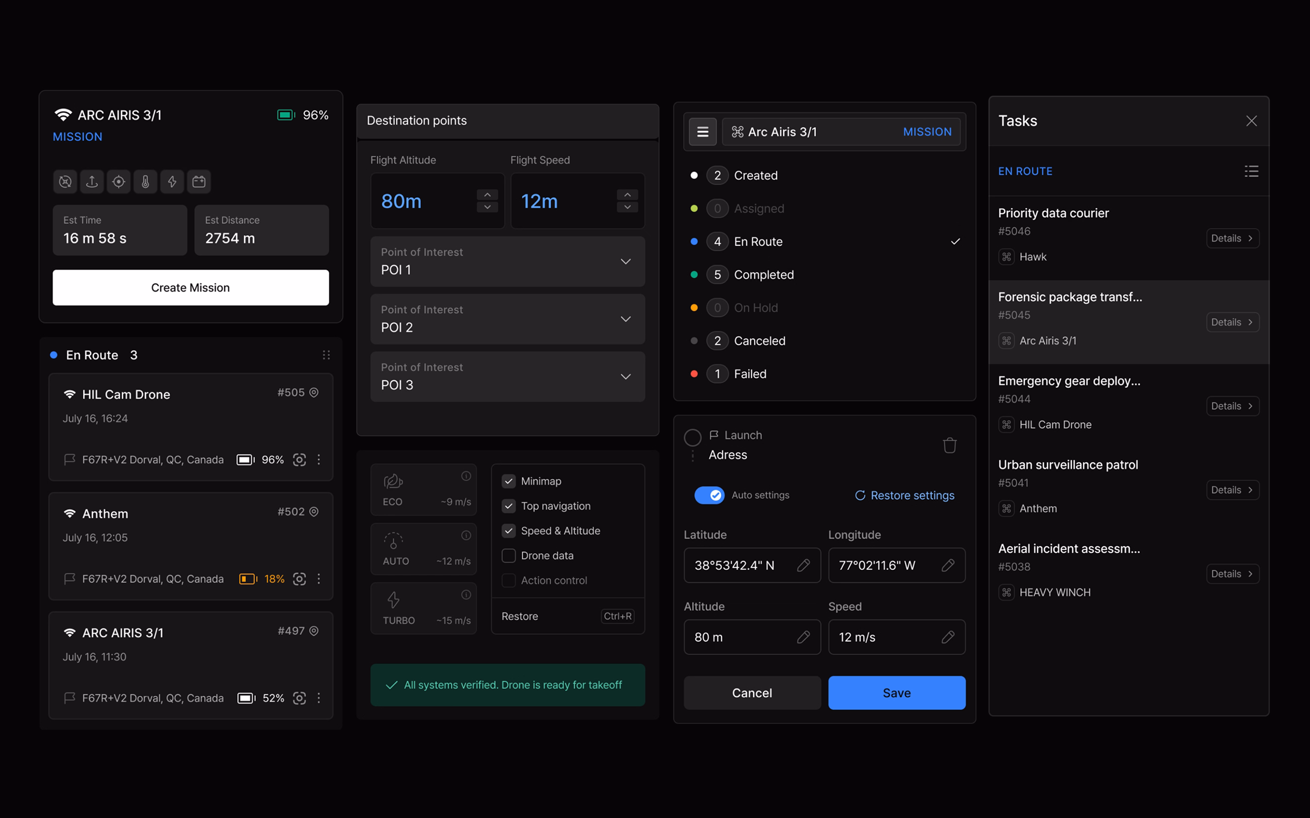 Drone mission planning & fleet management platform