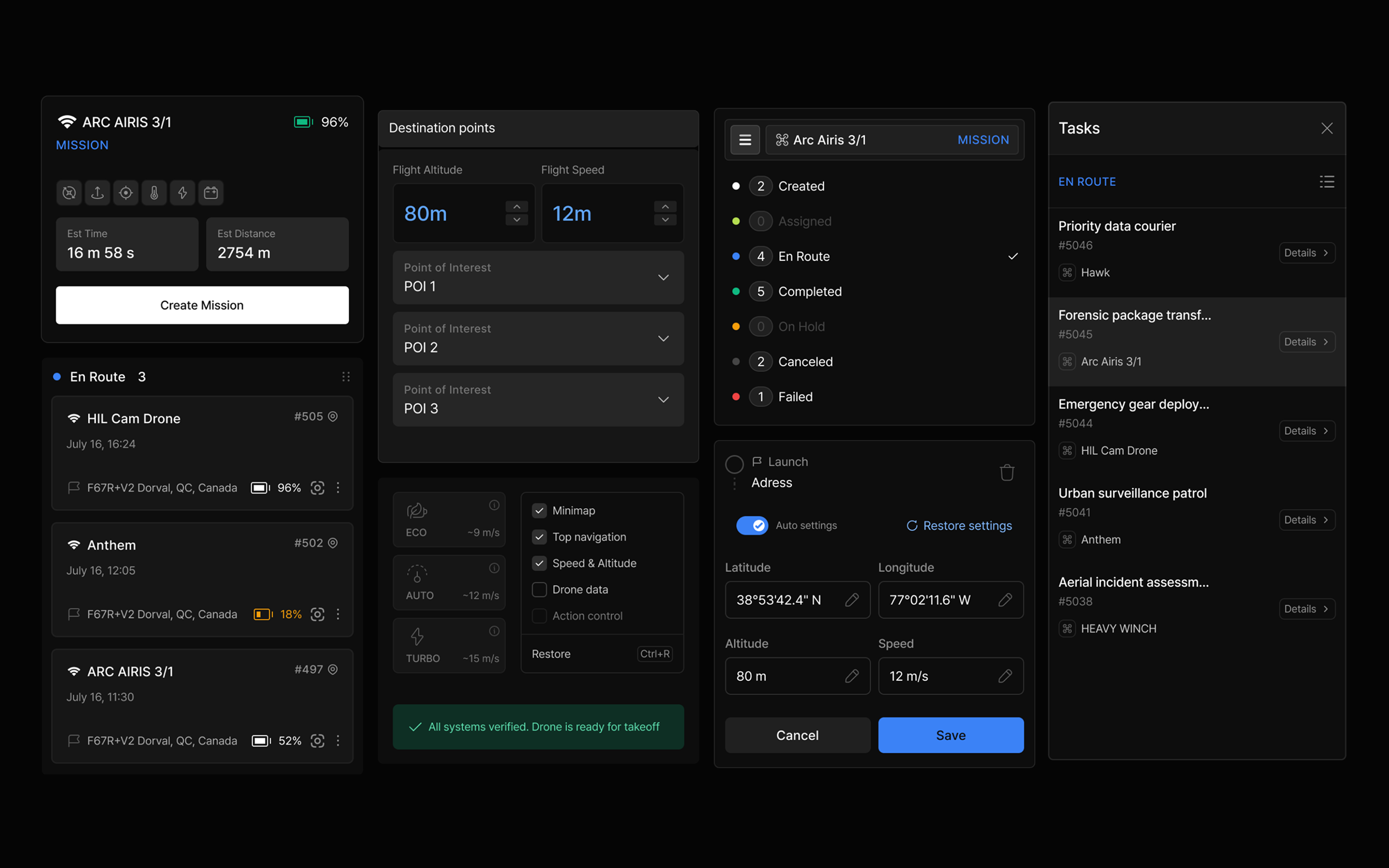 Drone mission planning & fleet management platform